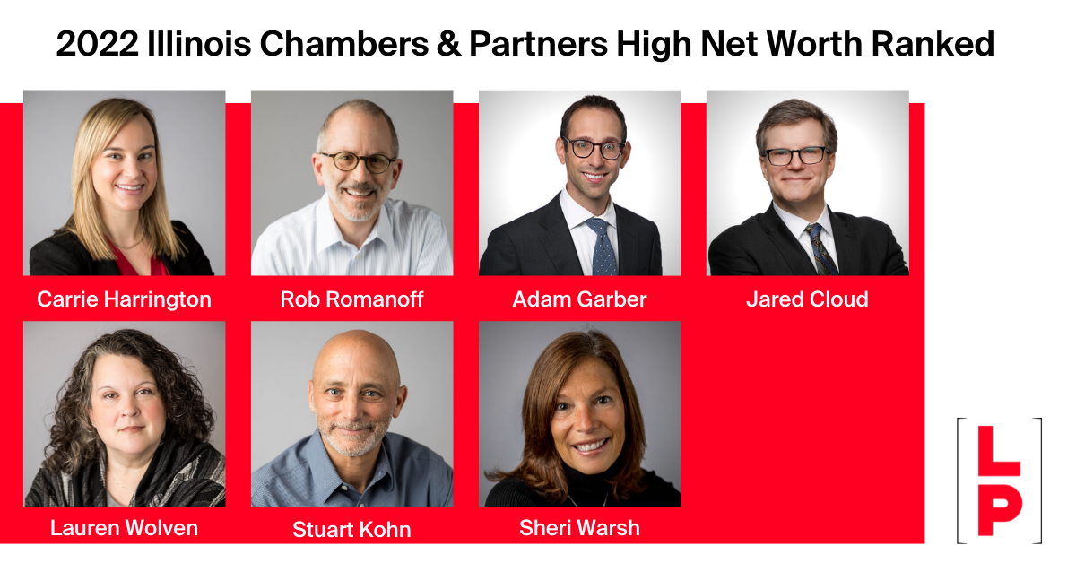 Chambers High Net Worth Guide Ranks LP Trusts & Estates Group Among