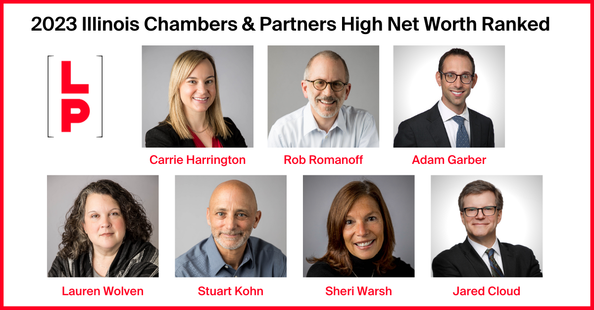 Chambers High Net Worth Guide Ranks LP Trusts & Estates Group Among