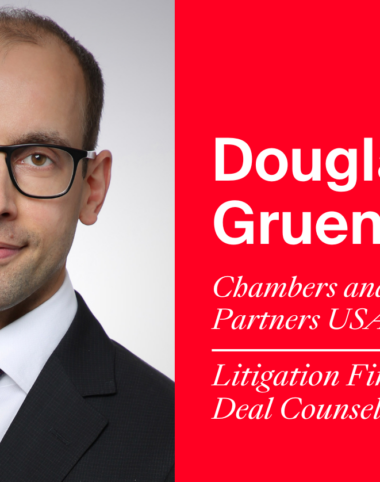 Levenfeld Pearlstein’s Litigation Finance Practice and Douglas Gruener Recognized Among Best in U.S.